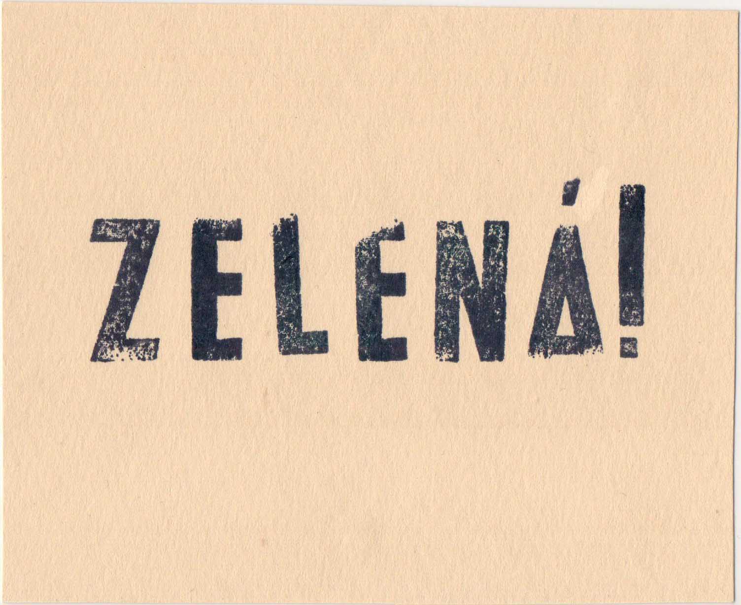 Július Koller | ZELENÁ